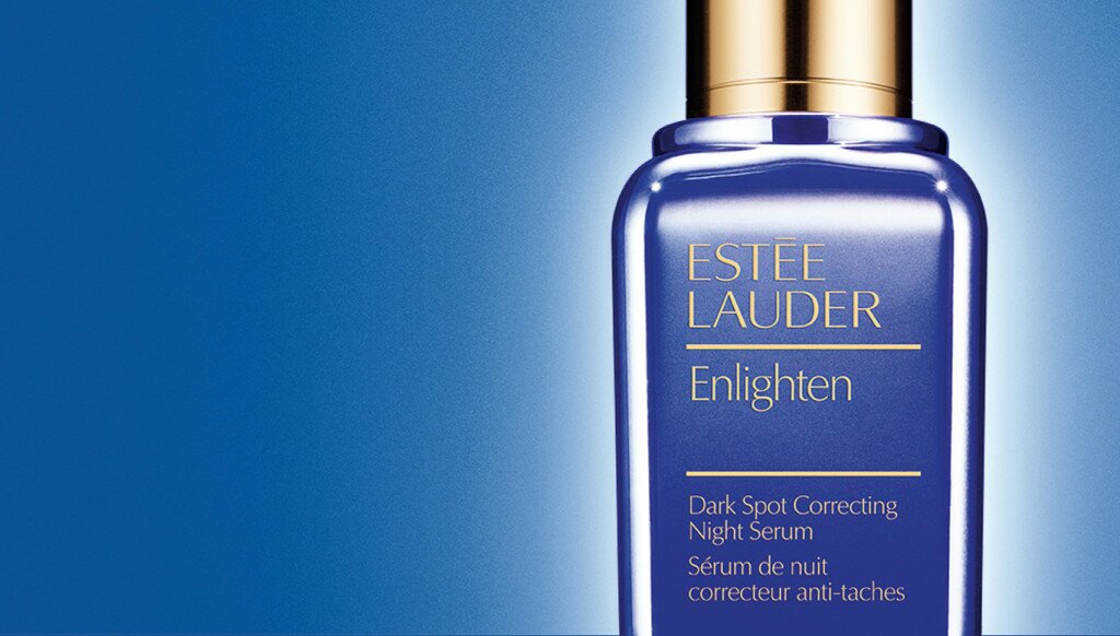 Estee Lauder EE Enlighten Dark Spot Correcting Night Serum.