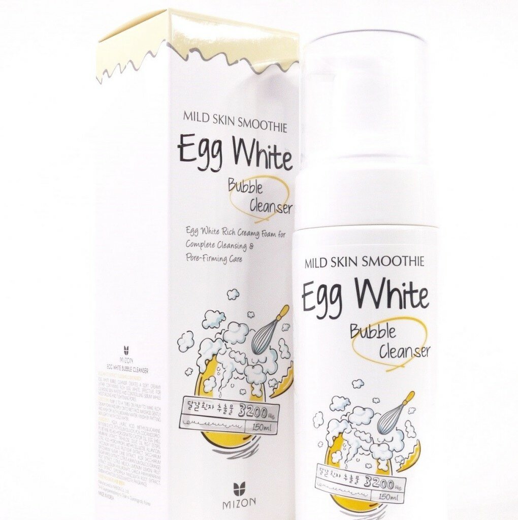 Mizon Egg White Bubble Cleanser Review.
