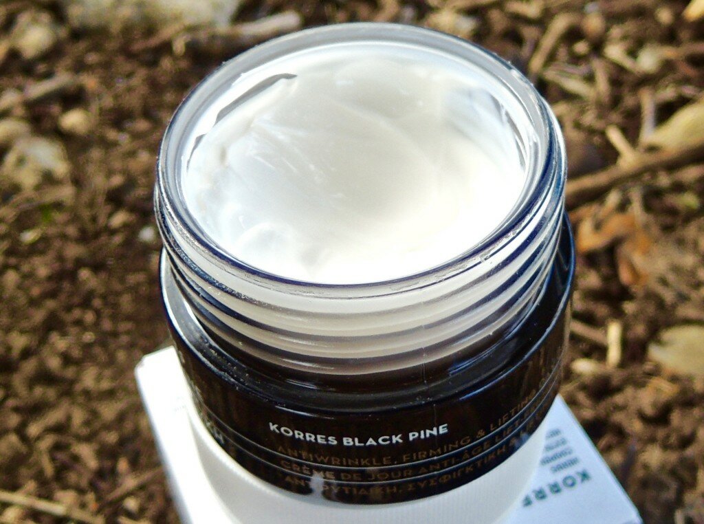 Korres Black Pine Anti-Wrinkle Day Cream Overview.